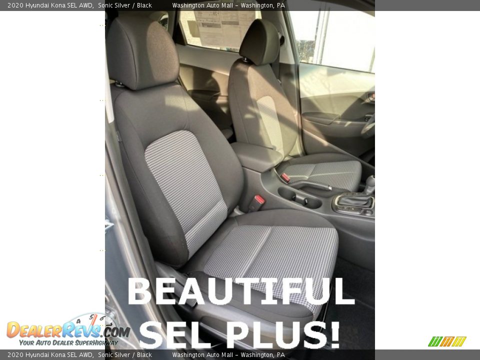 2020 Hyundai Kona SEL AWD Sonic Silver / Black Photo #27