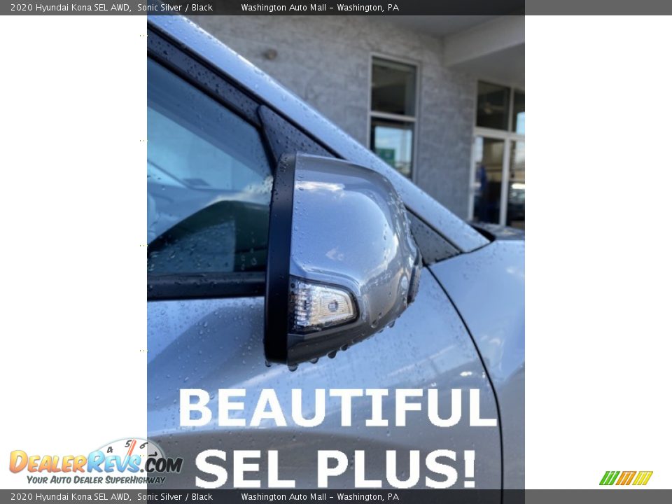 2020 Hyundai Kona SEL AWD Sonic Silver / Black Photo #29