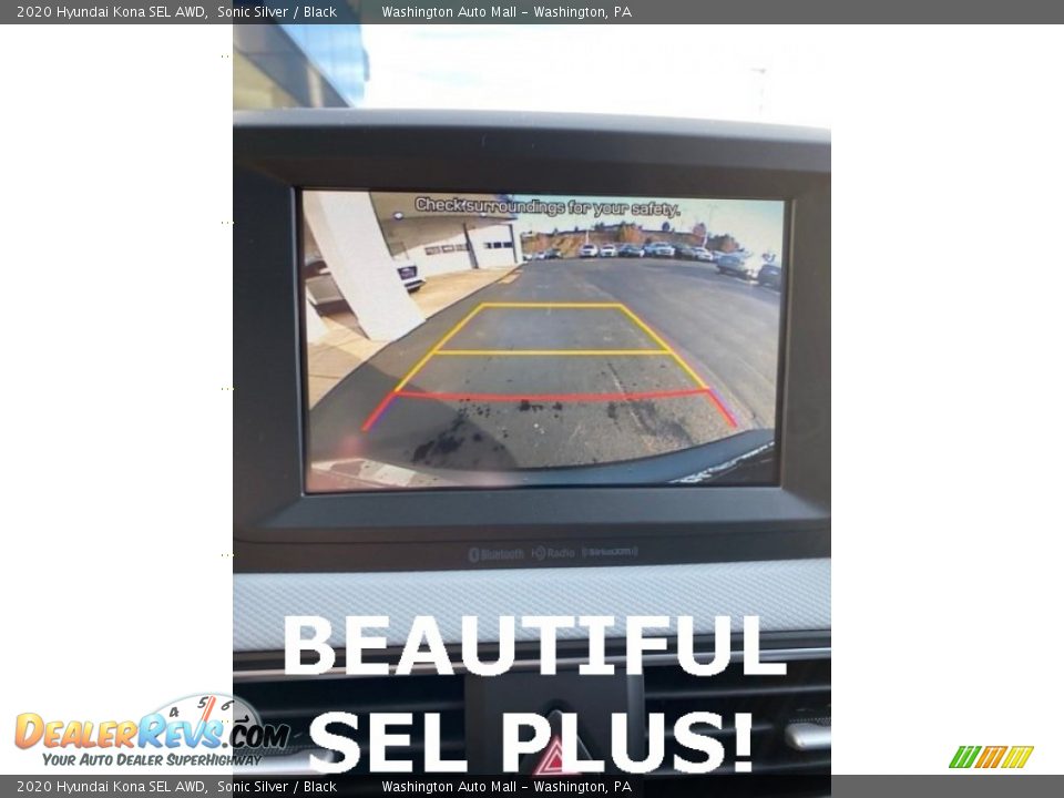 2020 Hyundai Kona SEL AWD Sonic Silver / Black Photo #33