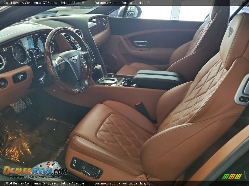 Front Seat of 2014 Bentley Continental GT Speed Photo #12