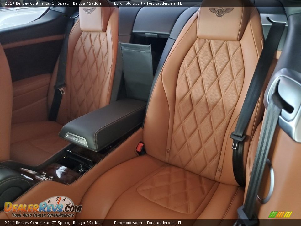 Rear Seat of 2014 Bentley Continental GT Speed Photo #15
