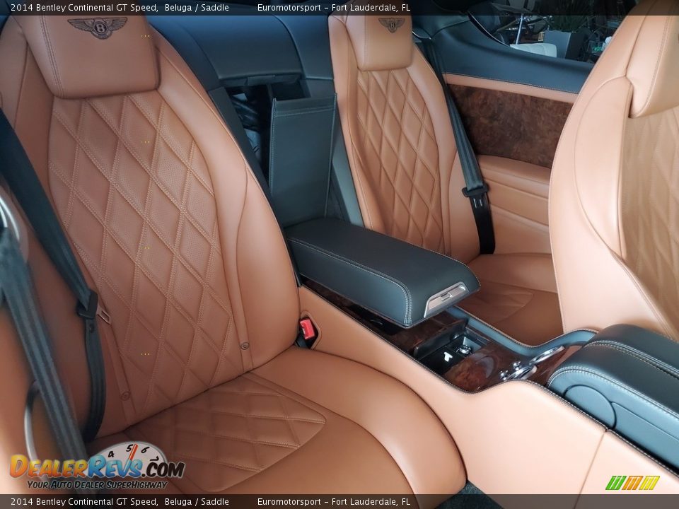 Rear Seat of 2014 Bentley Continental GT Speed Photo #16