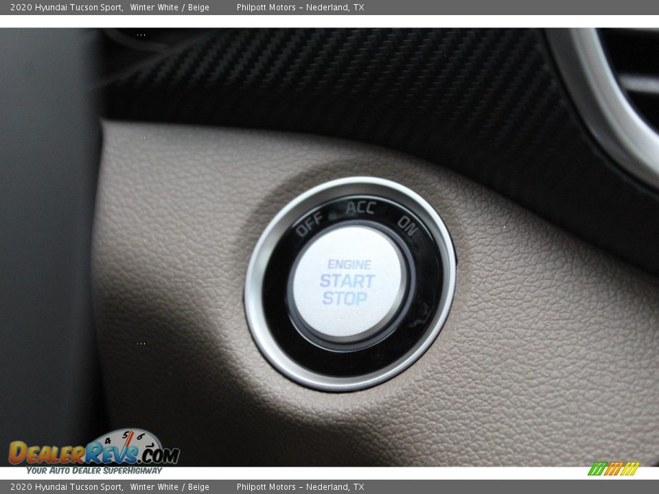 2020 Hyundai Tucson Sport Winter White / Beige Photo #16