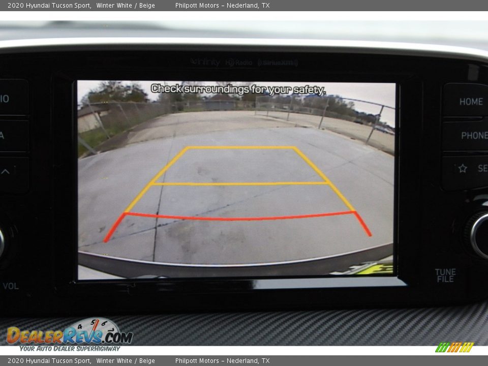 2020 Hyundai Tucson Sport Winter White / Beige Photo #17
