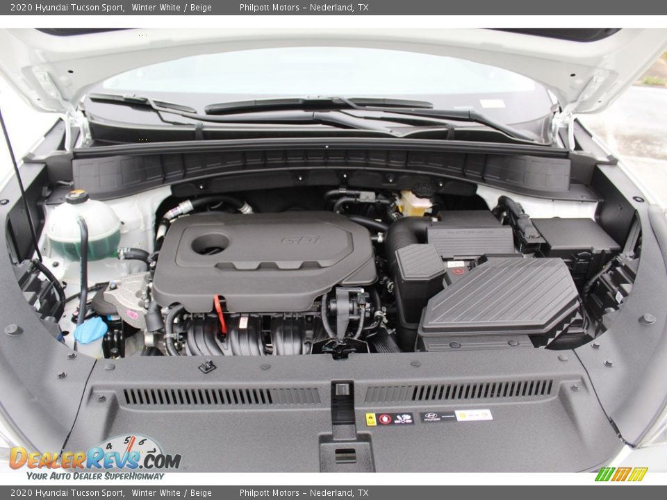 2020 Hyundai Tucson Sport Winter White / Beige Photo #24