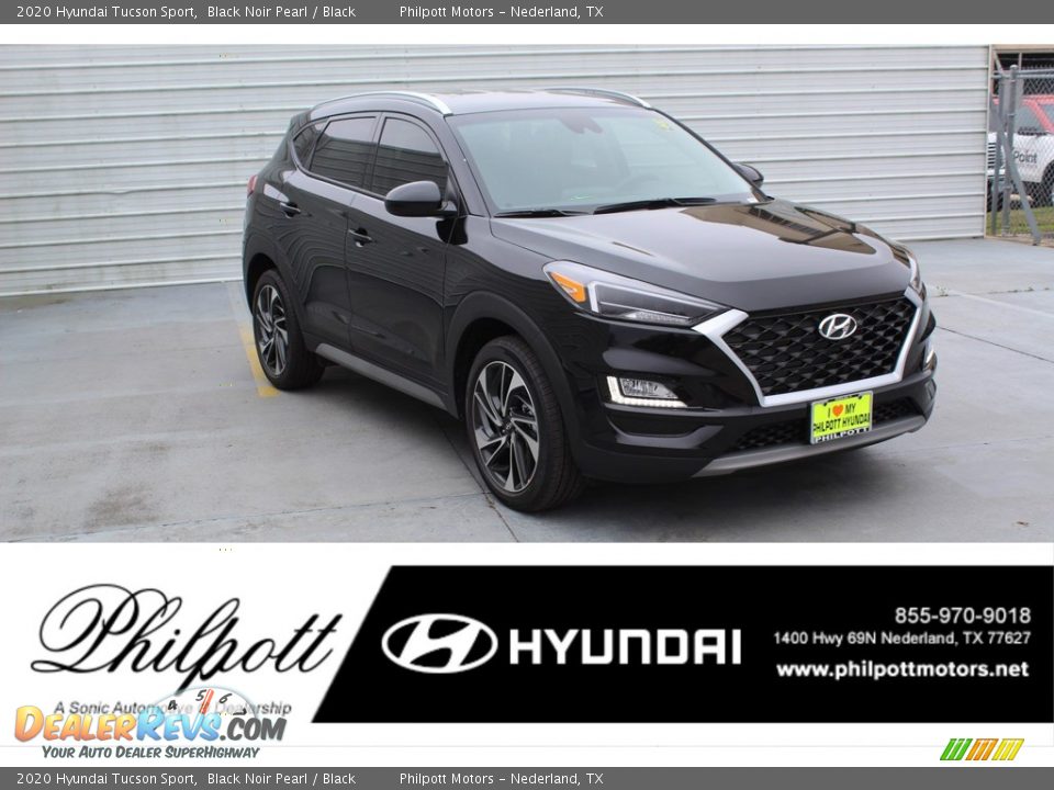 2020 Hyundai Tucson Sport Black Noir Pearl / Black Photo #1