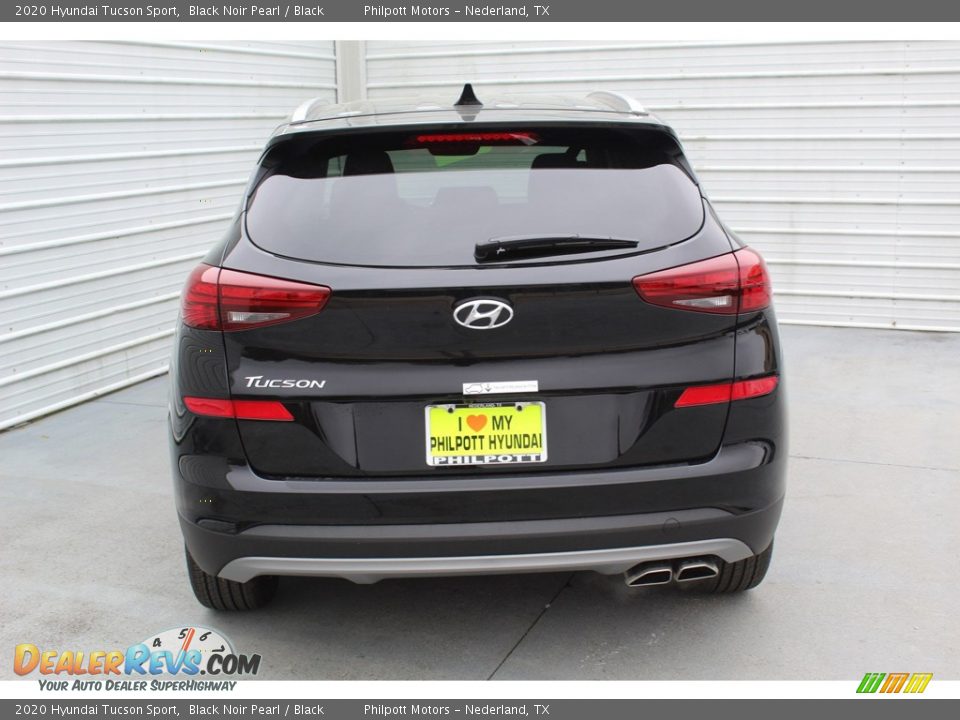 2020 Hyundai Tucson Sport Black Noir Pearl / Black Photo #7