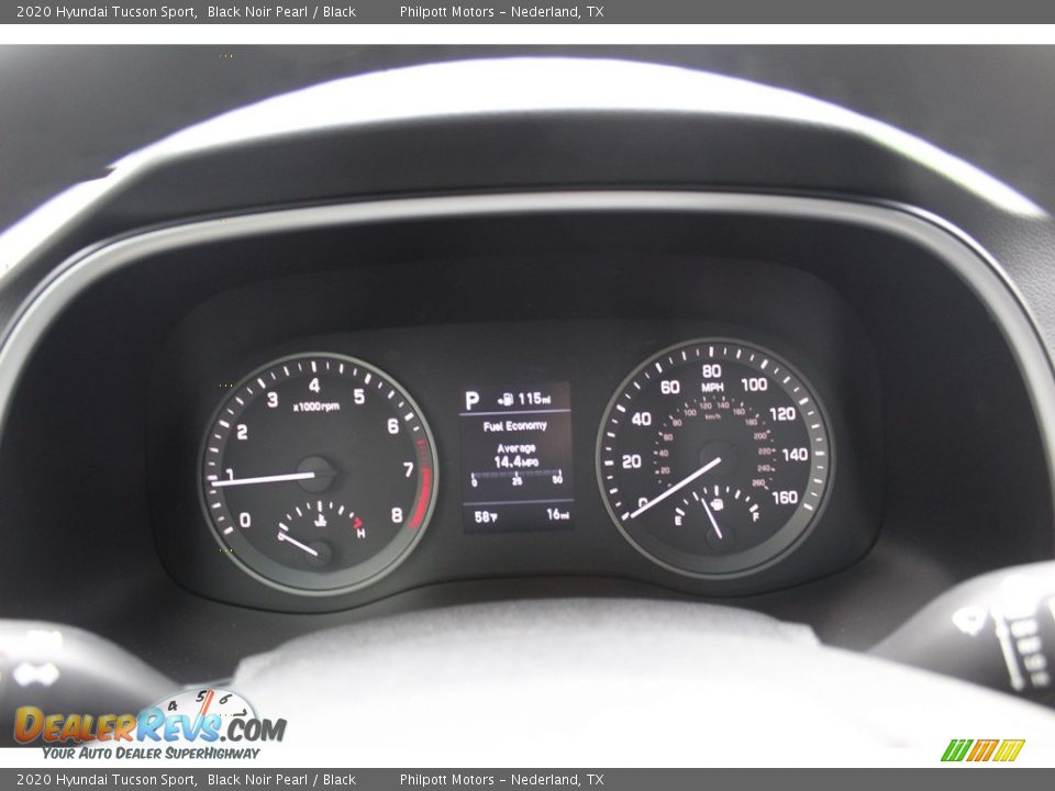 2020 Hyundai Tucson Sport Black Noir Pearl / Black Photo #13