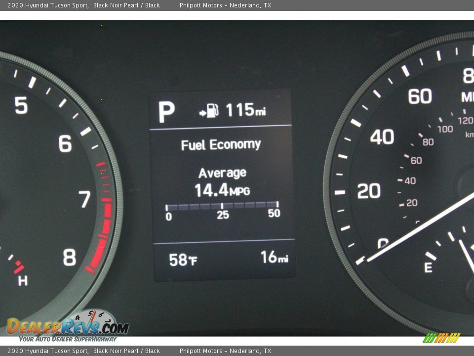 2020 Hyundai Tucson Sport Black Noir Pearl / Black Photo #14