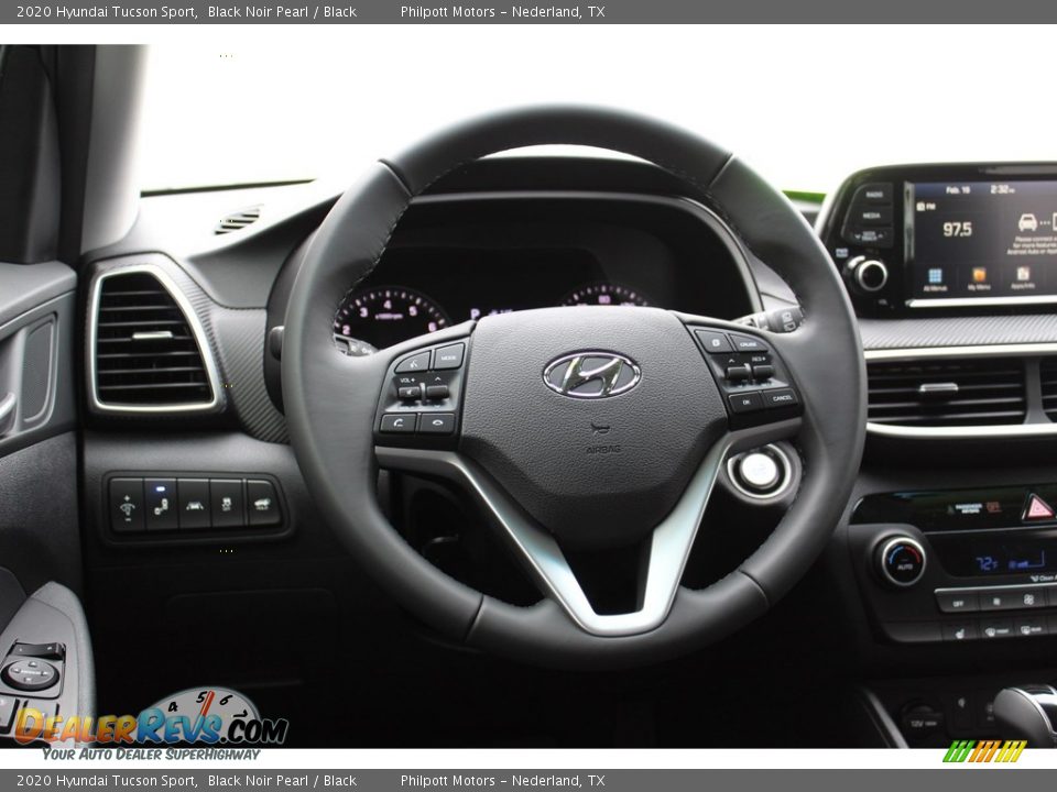 2020 Hyundai Tucson Sport Black Noir Pearl / Black Photo #22