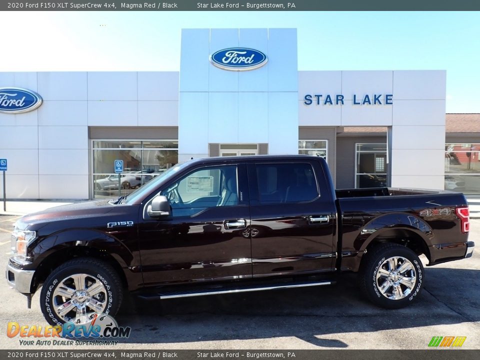 2020 Ford F150 XLT SuperCrew 4x4 Magma Red / Black Photo #1