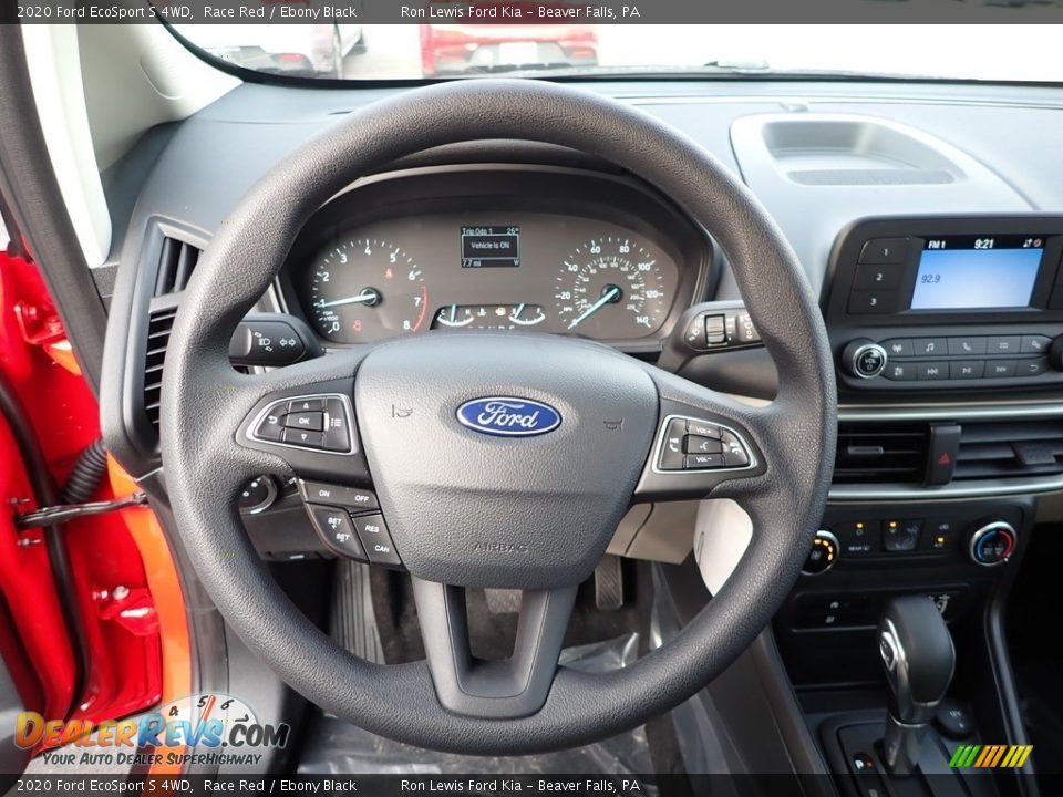 2020 Ford EcoSport S 4WD Steering Wheel Photo #17