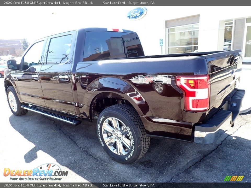 2020 Ford F150 XLT SuperCrew 4x4 Magma Red / Black Photo #3