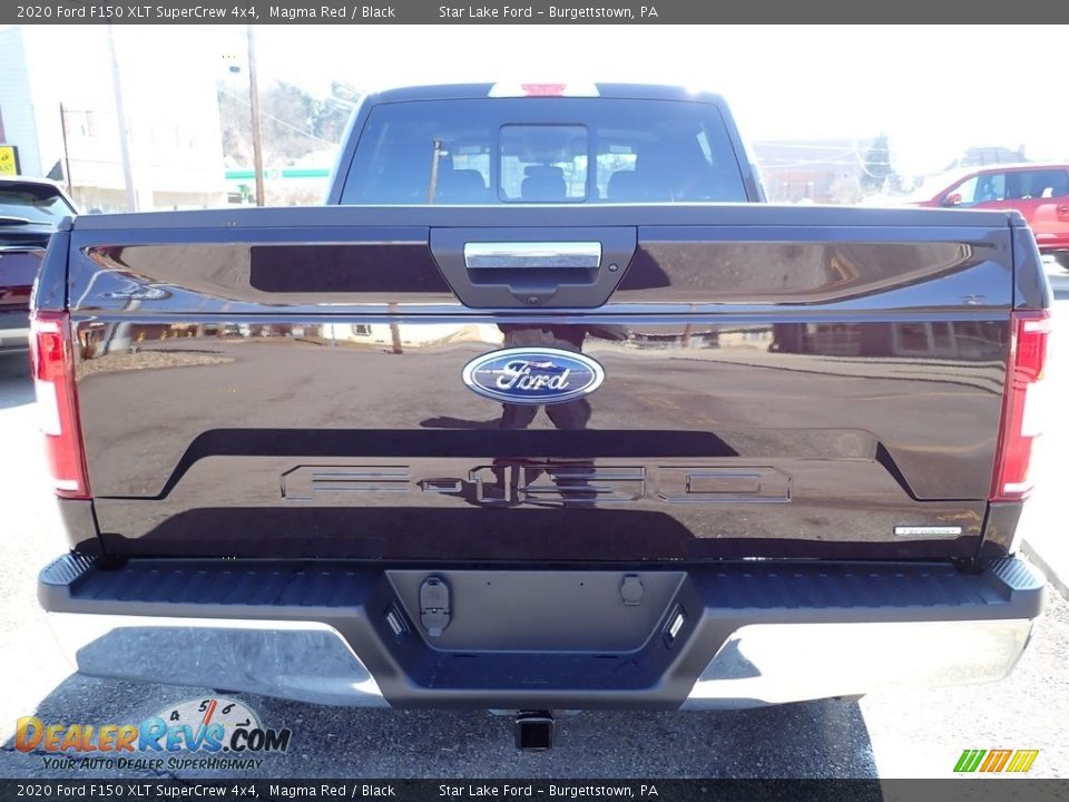 2020 Ford F150 XLT SuperCrew 4x4 Magma Red / Black Photo #4