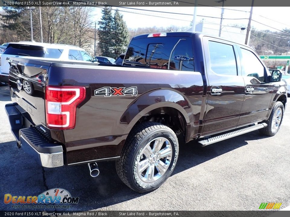 2020 Ford F150 XLT SuperCrew 4x4 Magma Red / Black Photo #5