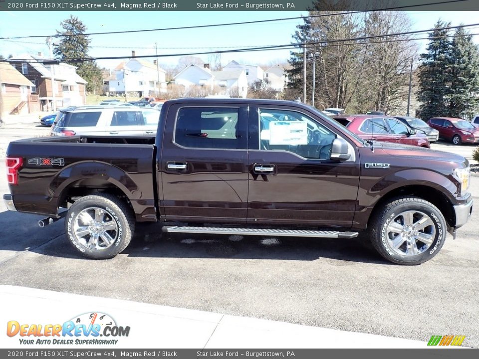 2020 Ford F150 XLT SuperCrew 4x4 Magma Red / Black Photo #6