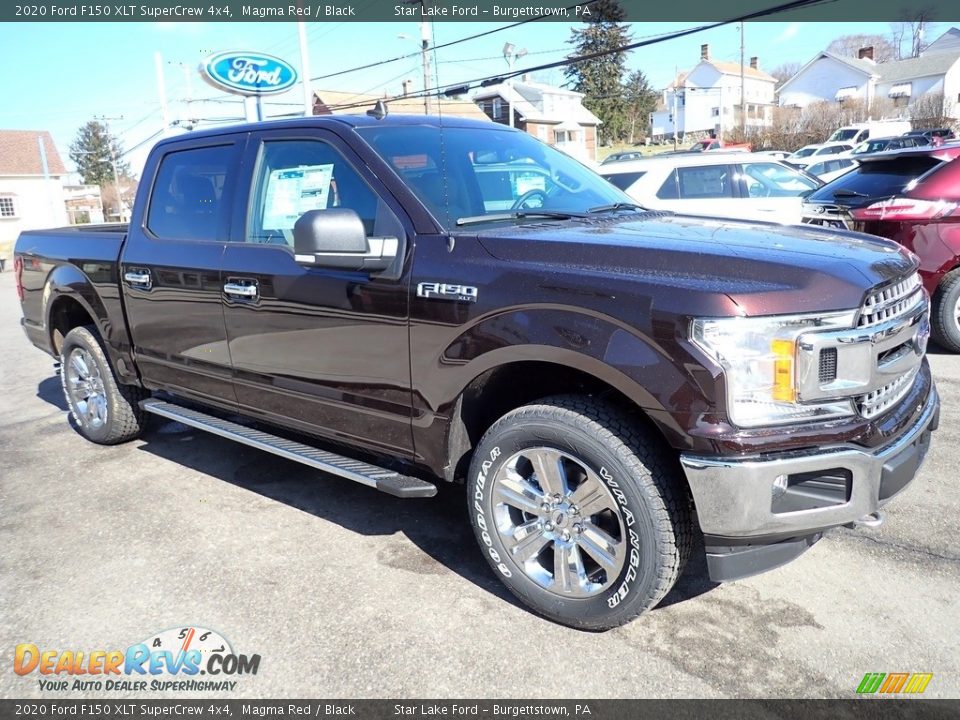 2020 Ford F150 XLT SuperCrew 4x4 Magma Red / Black Photo #7