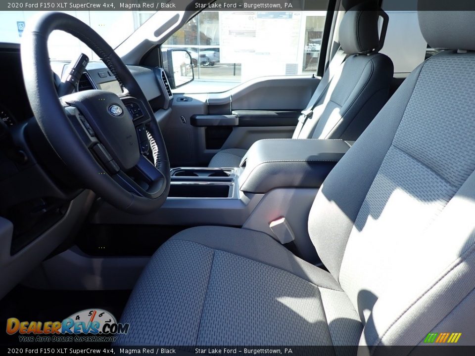 2020 Ford F150 XLT SuperCrew 4x4 Magma Red / Black Photo #9