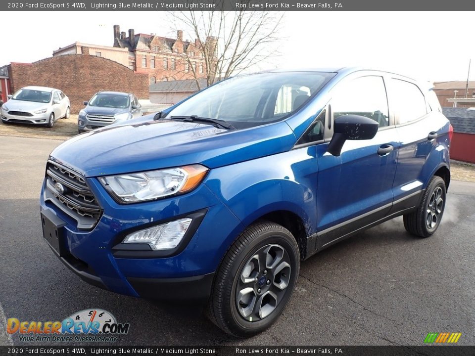 Lightning Blue Metallic 2020 Ford EcoSport S 4WD Photo #7