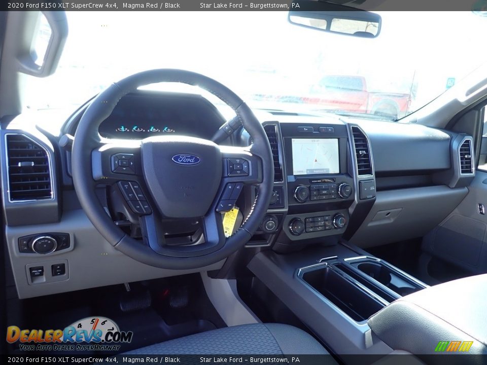2020 Ford F150 XLT SuperCrew 4x4 Magma Red / Black Photo #12