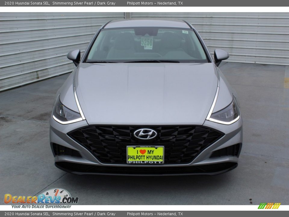 2020 Hyundai Sonata SEL Shimmering Silver Pearl / Dark Gray Photo #3