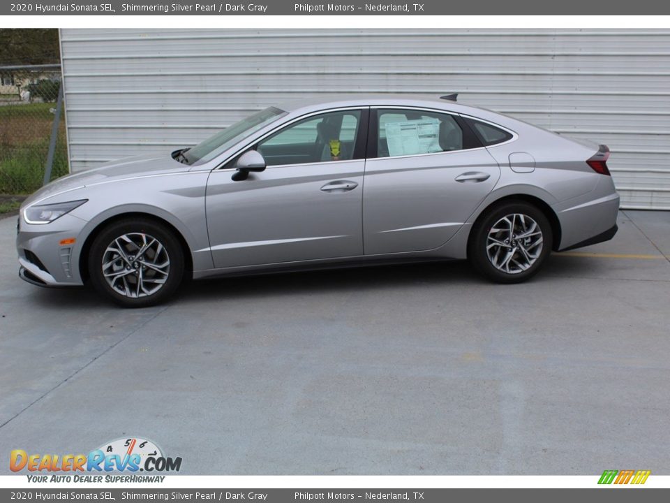 2020 Hyundai Sonata SEL Shimmering Silver Pearl / Dark Gray Photo #5