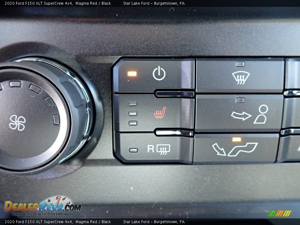 2020 Ford F150 XLT SuperCrew 4x4 Magma Red / Black Photo #17
