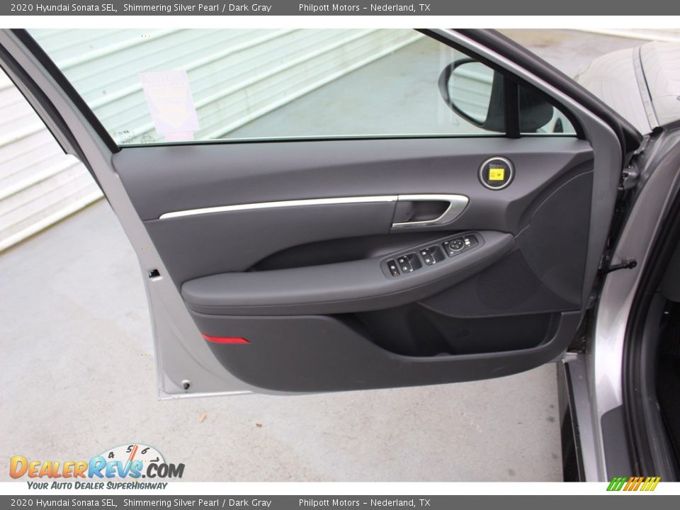 2020 Hyundai Sonata SEL Shimmering Silver Pearl / Dark Gray Photo #9