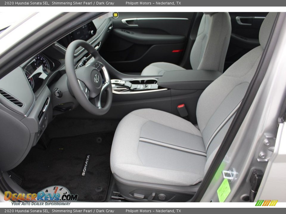 2020 Hyundai Sonata SEL Shimmering Silver Pearl / Dark Gray Photo #10
