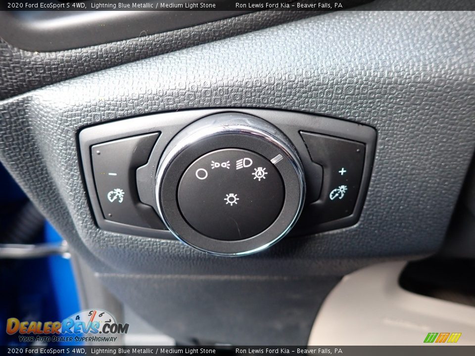 2020 Ford EcoSport S 4WD Lightning Blue Metallic / Medium Light Stone Photo #17