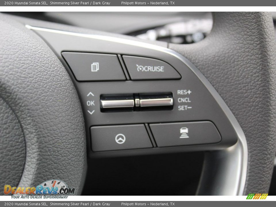 2020 Hyundai Sonata SEL Shimmering Silver Pearl / Dark Gray Photo #12
