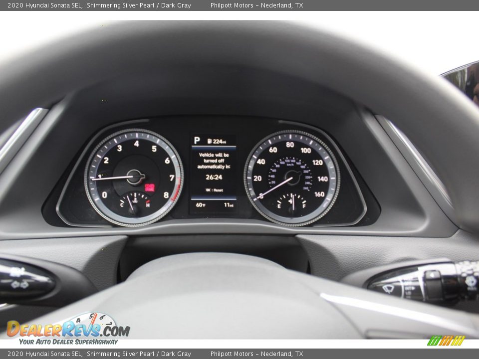 2020 Hyundai Sonata SEL Shimmering Silver Pearl / Dark Gray Photo #13
