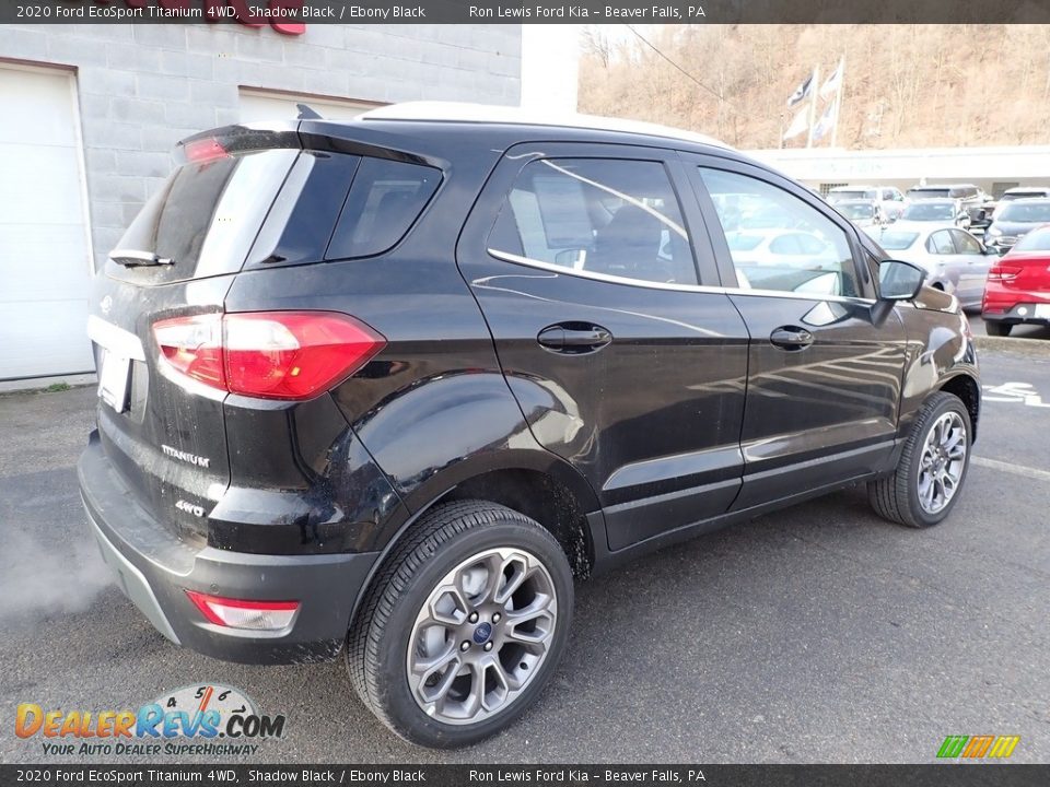 2020 Ford EcoSport Titanium 4WD Shadow Black / Ebony Black Photo #2