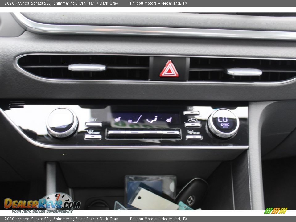 2020 Hyundai Sonata SEL Shimmering Silver Pearl / Dark Gray Photo #16