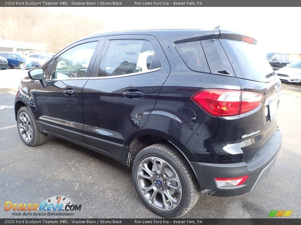 2020 Ford EcoSport Titanium 4WD Shadow Black / Ebony Black Photo #5