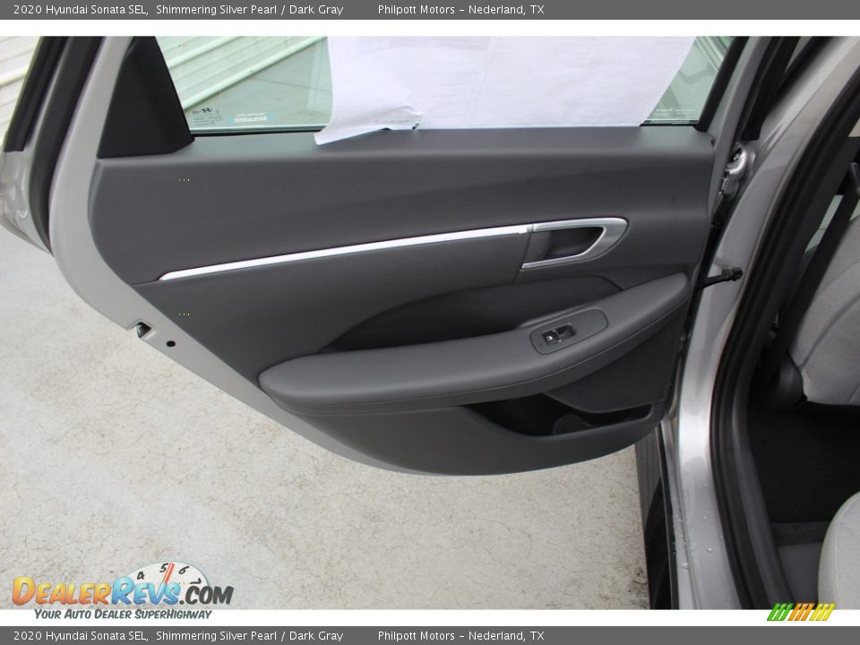 2020 Hyundai Sonata SEL Shimmering Silver Pearl / Dark Gray Photo #19