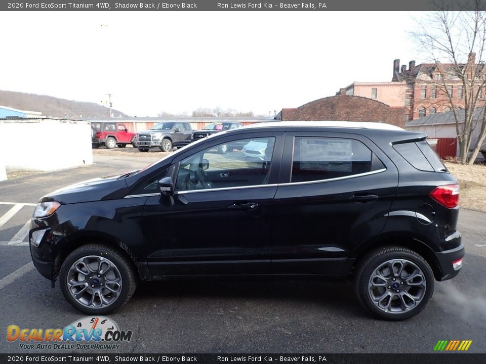 2020 Ford EcoSport Titanium 4WD Shadow Black / Ebony Black Photo #6