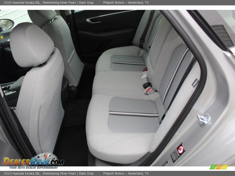 2020 Hyundai Sonata SEL Shimmering Silver Pearl / Dark Gray Photo #20