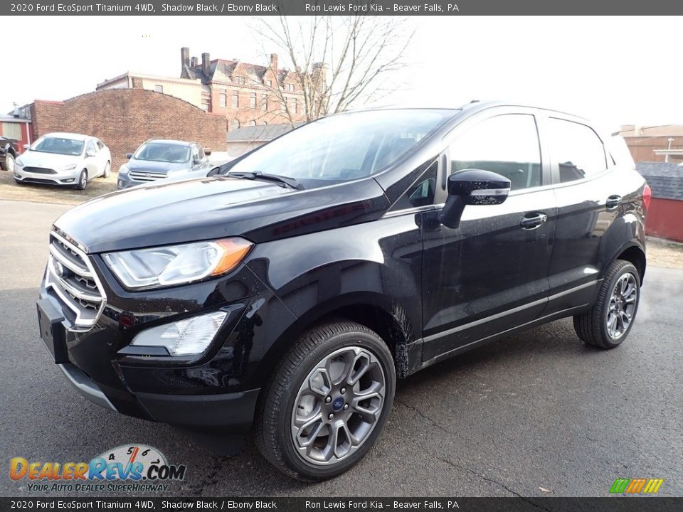 2020 Ford EcoSport Titanium 4WD Shadow Black / Ebony Black Photo #7