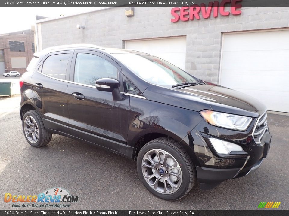 2020 Ford EcoSport Titanium 4WD Shadow Black / Ebony Black Photo #9