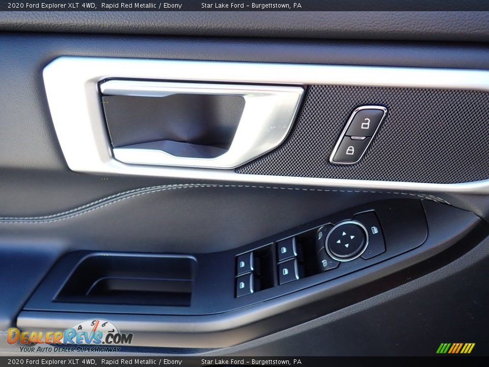 2020 Ford Explorer XLT 4WD Rapid Red Metallic / Ebony Photo #14