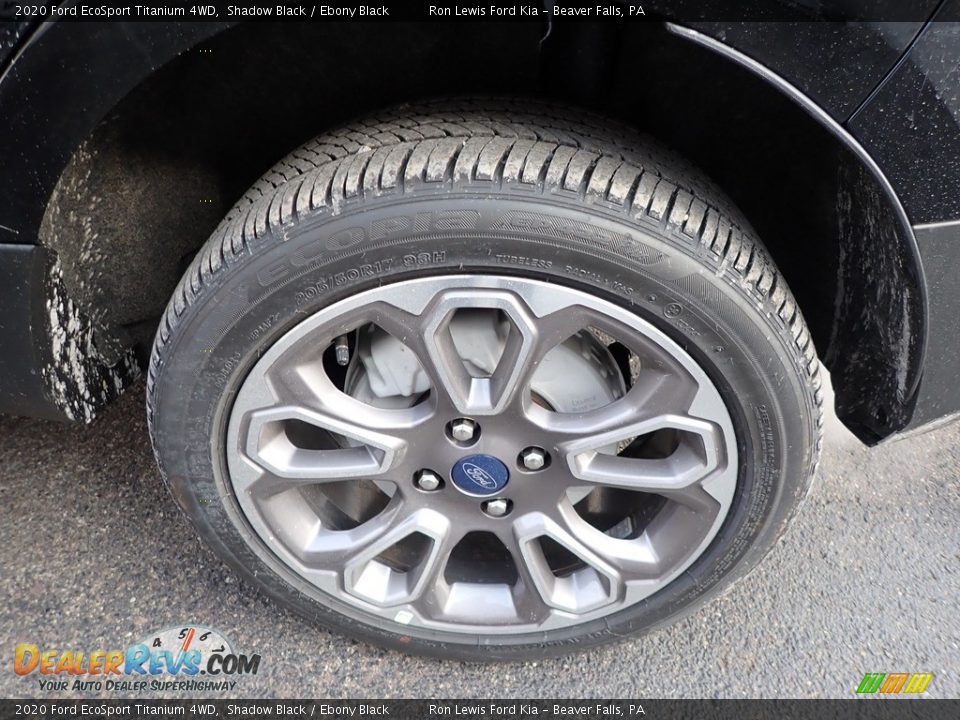 2020 Ford EcoSport Titanium 4WD Shadow Black / Ebony Black Photo #10