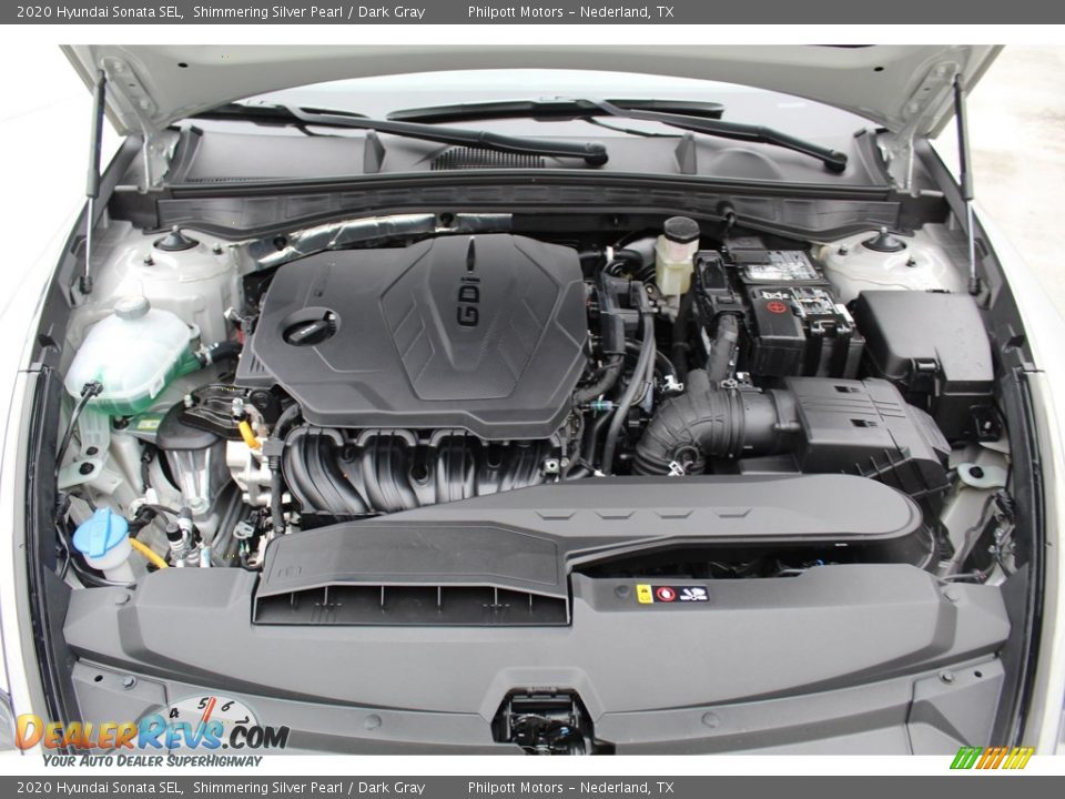 2020 Hyundai Sonata SEL Shimmering Silver Pearl / Dark Gray Photo #24