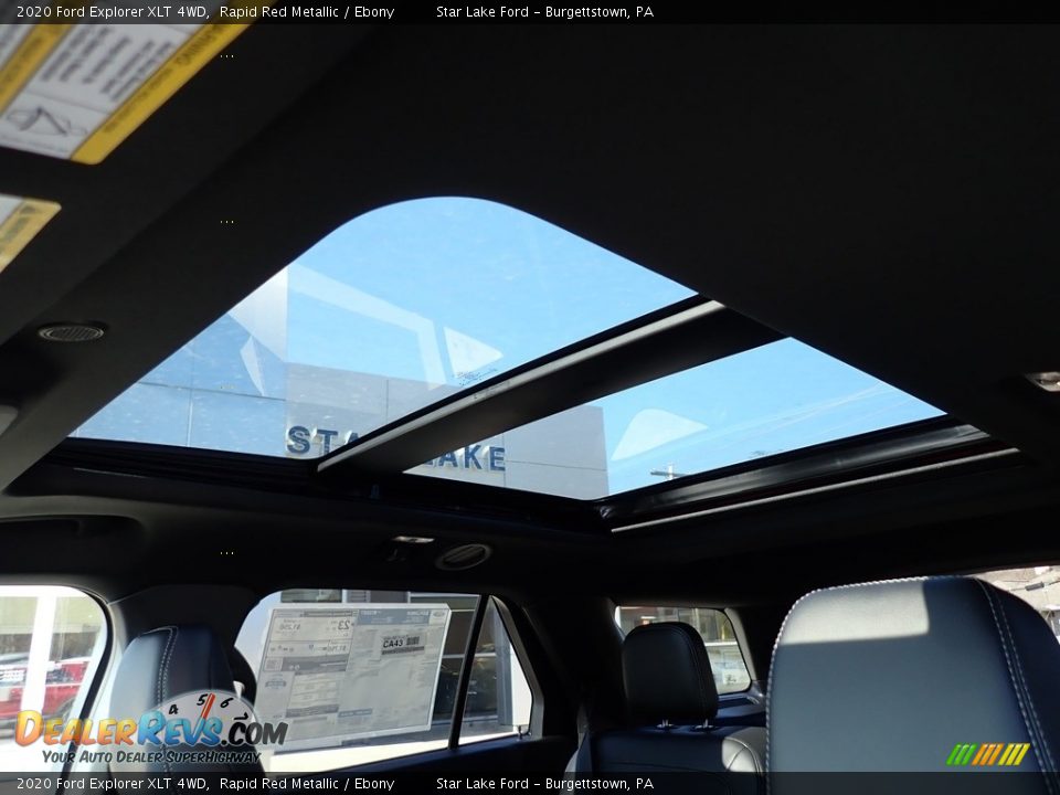 2020 Ford Explorer XLT 4WD Rapid Red Metallic / Ebony Photo #17