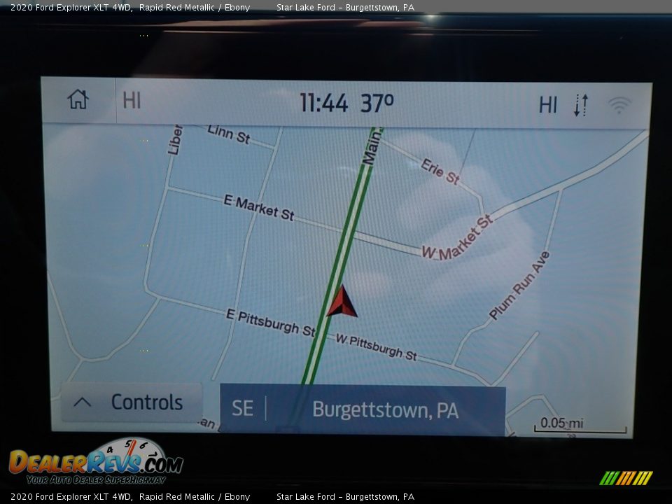 2020 Ford Explorer XLT 4WD Rapid Red Metallic / Ebony Photo #18