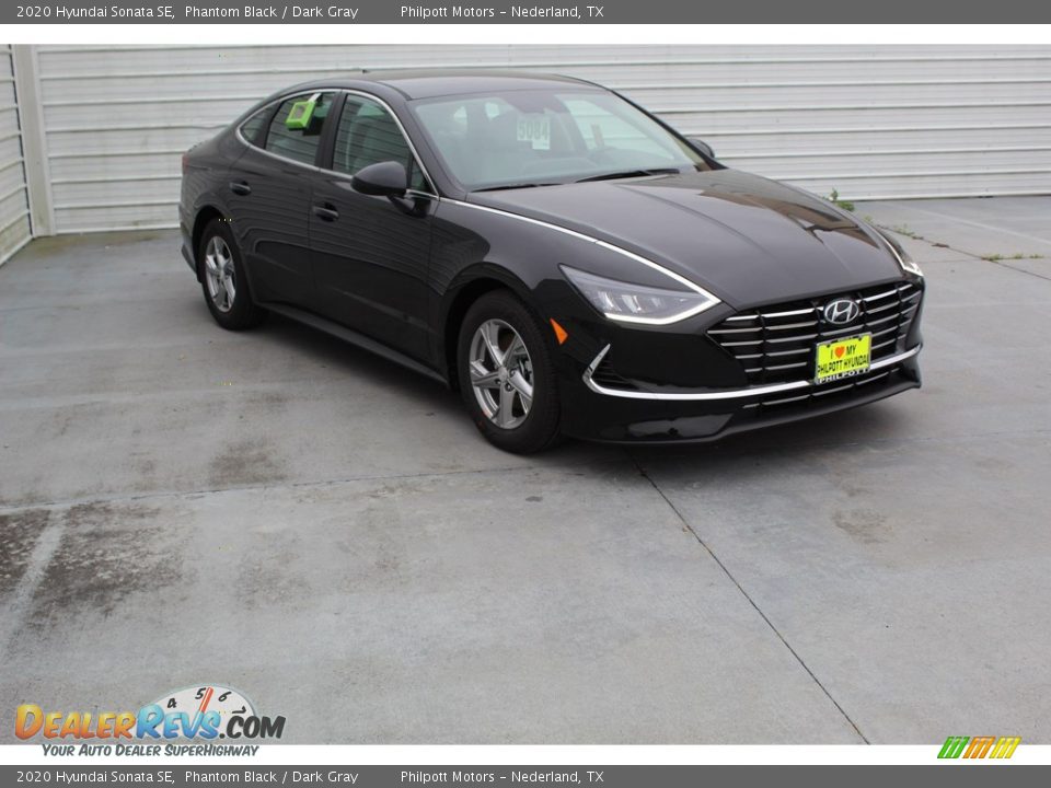 2020 Hyundai Sonata SE Phantom Black / Dark Gray Photo #2
