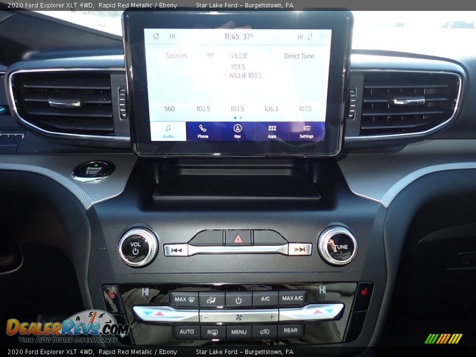 2020 Ford Explorer XLT 4WD Rapid Red Metallic / Ebony Photo #20