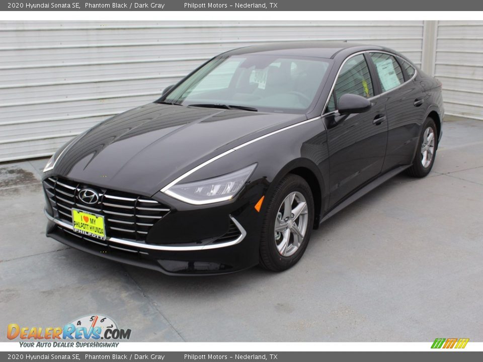 2020 Hyundai Sonata SE Phantom Black / Dark Gray Photo #4