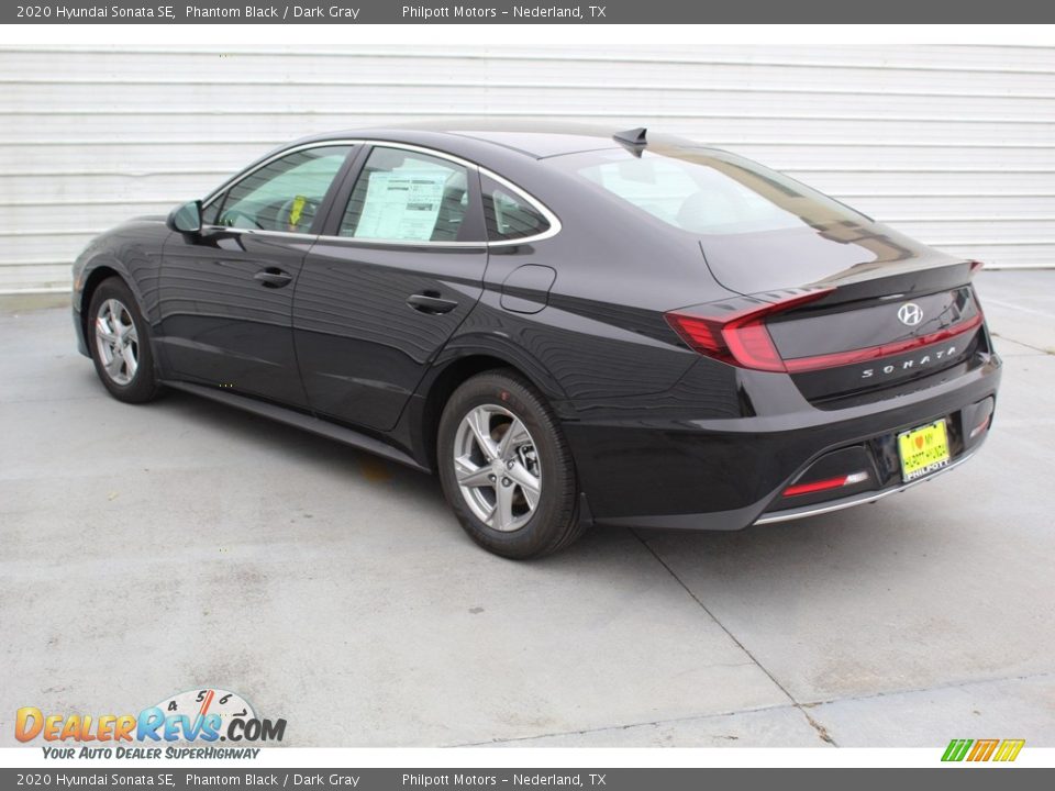 2020 Hyundai Sonata SE Phantom Black / Dark Gray Photo #6