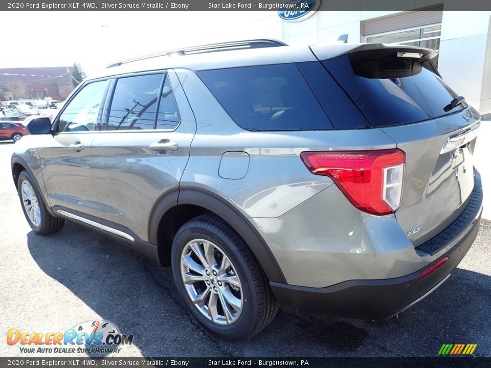 2020 Ford Explorer XLT 4WD Silver Spruce Metallic / Ebony Photo #3